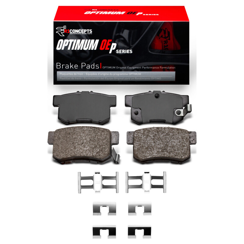 Picture of R1 1987-2022 Acura Integra Rear R1 Optimum OE Pads & Hardware Kit