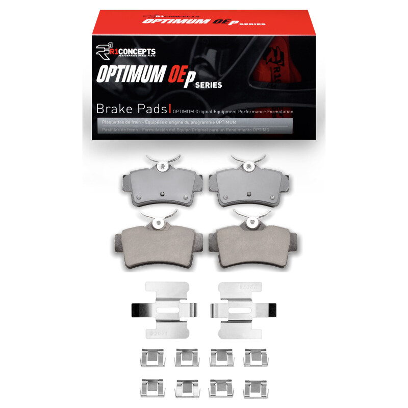 Picture of R1 1994-2004 Ford Mustang Rear R1 Optimum OE Pads & Hardware Kit
