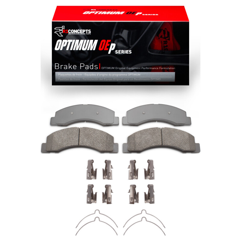 Picture of R1 1999-2005 Ford F-250 2WD (Super Duty) Front R1 Optimum OE Pads & Hardware Kit