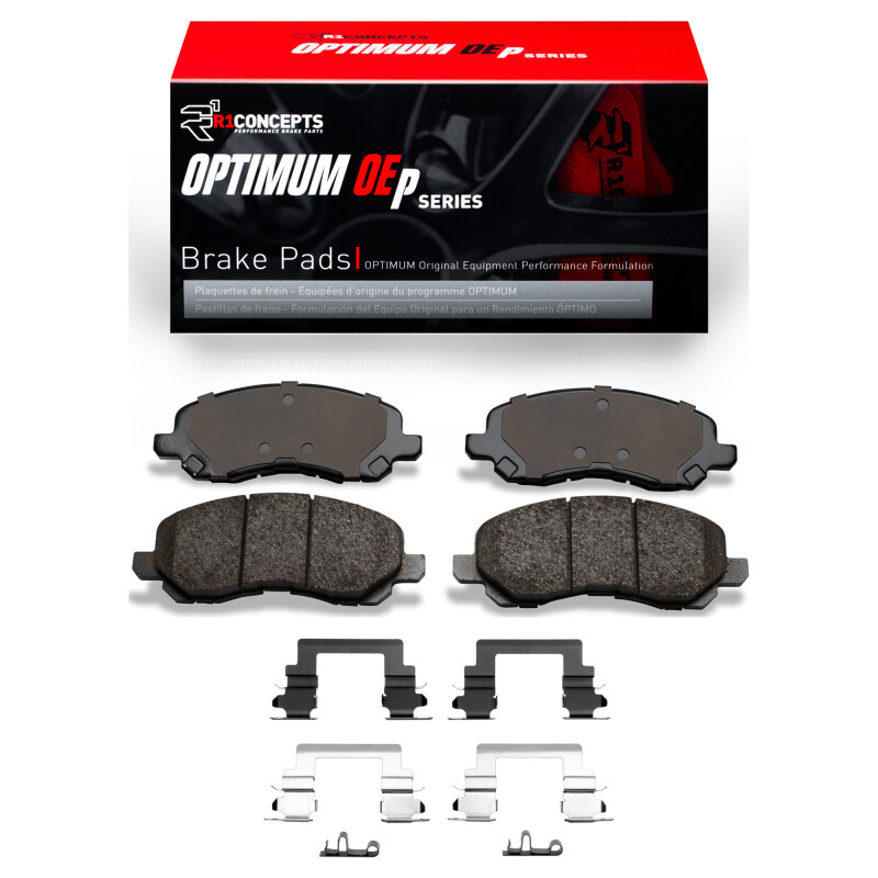 Picture of R1 2000-2025 Chrysler Sebring Front R1 Optimum OE Pads & Hardware Kit