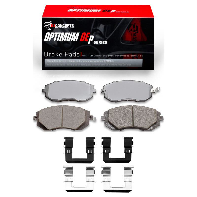 Picture of R1 2002-2012 Saab 9-2X Front R1 Optimum OE Pads & Hardware Kit