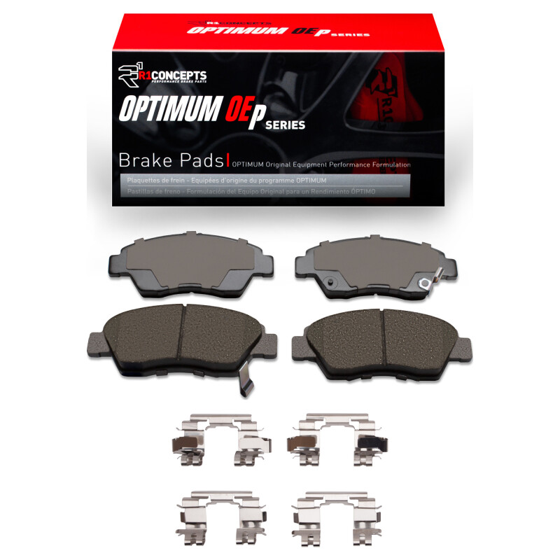 Picture of R1 1993-1997 Honda Civic Coupe Front R1 Optimum OE Pads & Hardware Kit