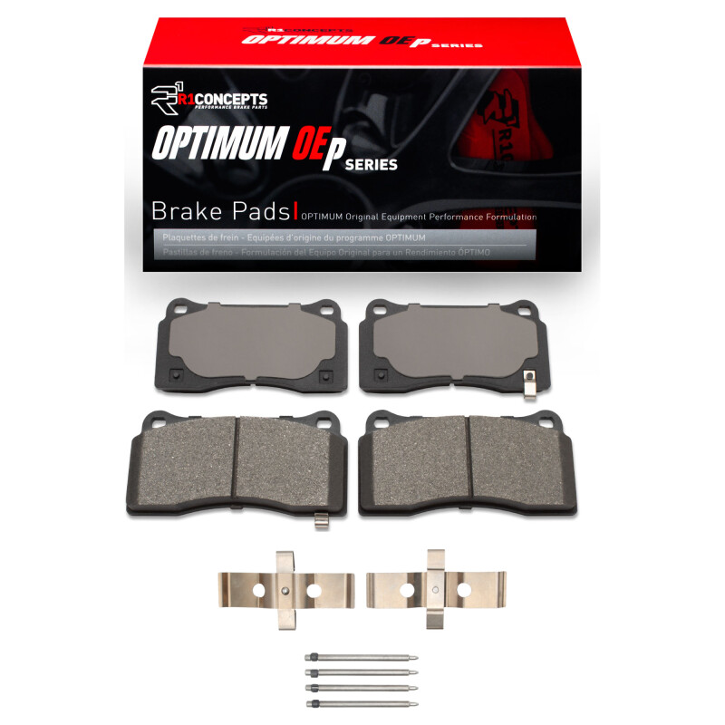 Picture of R1 2003-2017 Dodge Viper Front/Rear R1 Optimum OE Pads & Hardware Kit