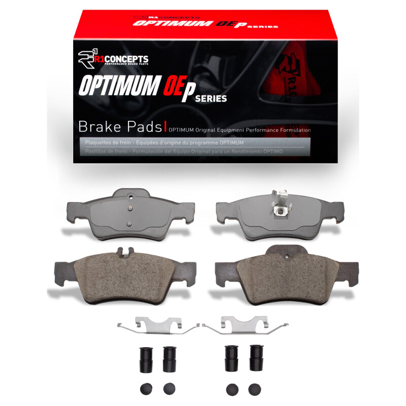Picture of R1 2009-2018 Mercedes-Benz CLS400 Rear R1 Optimum OE Pads & Hardware Kit