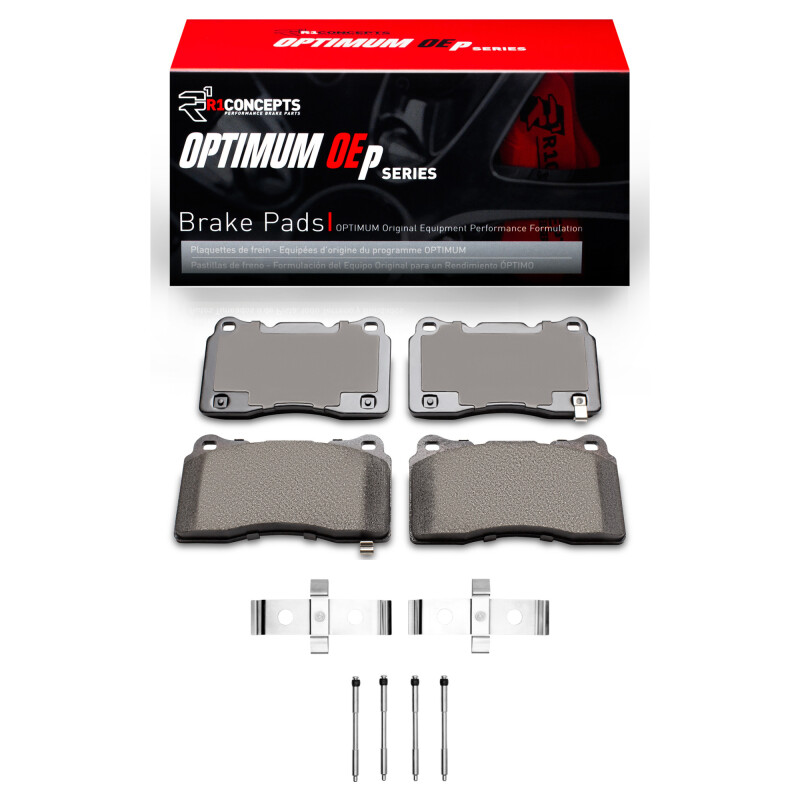 Picture of R1 2003-2015 Mitsubishi Lancer Front R1 Optimum OE Pads & Hardware Kit