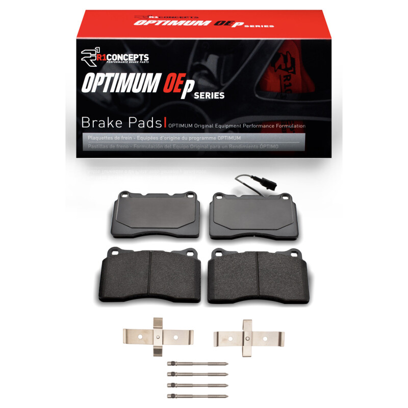 Picture of R1 2014-2022 Maserati Ghibli Front R1 Optimum OE Pads & Hardware Kit