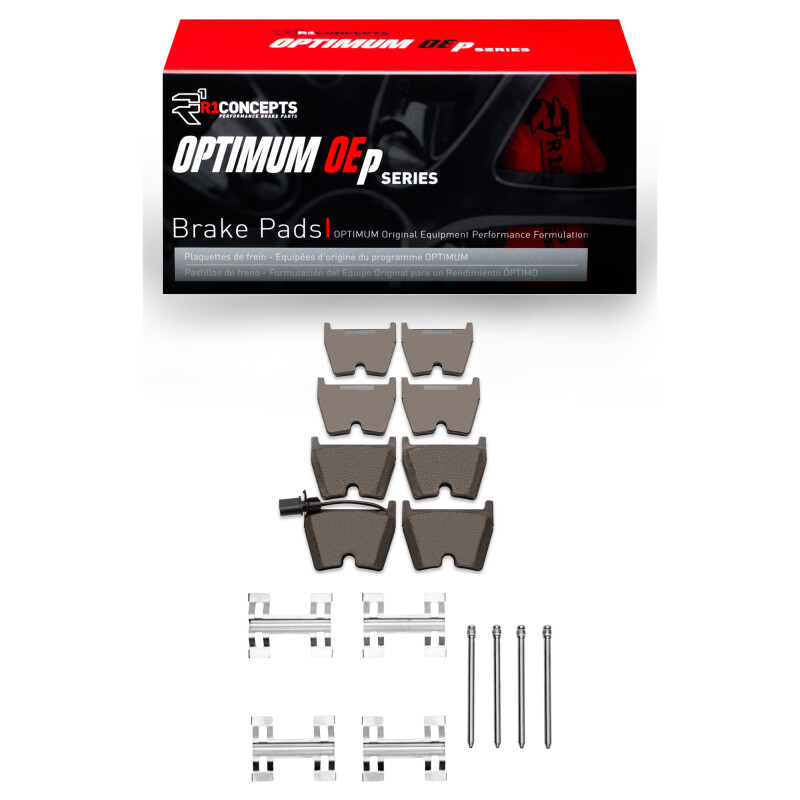 Picture of R1 2017-2021 Audi R8 Front R1 Optimum OE Pads & Hardware Kit