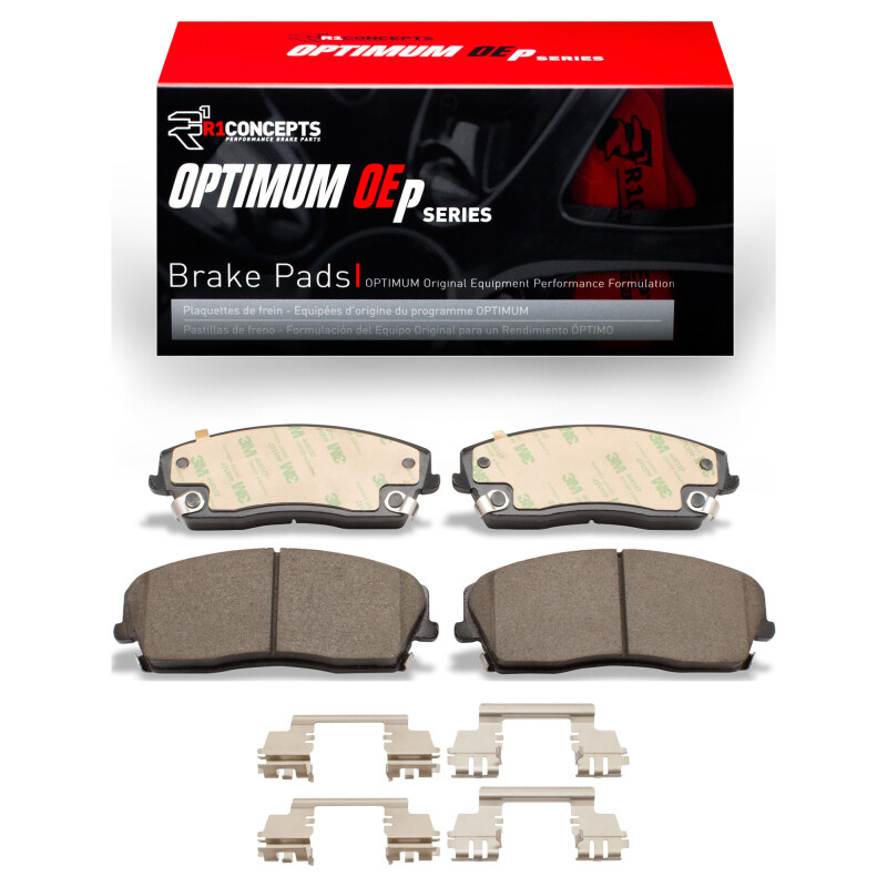Picture of R1 2005-2023 Chrysler 300 Front R1 Optimum OE Pads & Hardware Kit