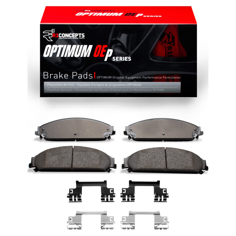 Picture of R1 2007-2023 Chrysler 300 Front R1 Optimum OE Pads & Hardware Kit