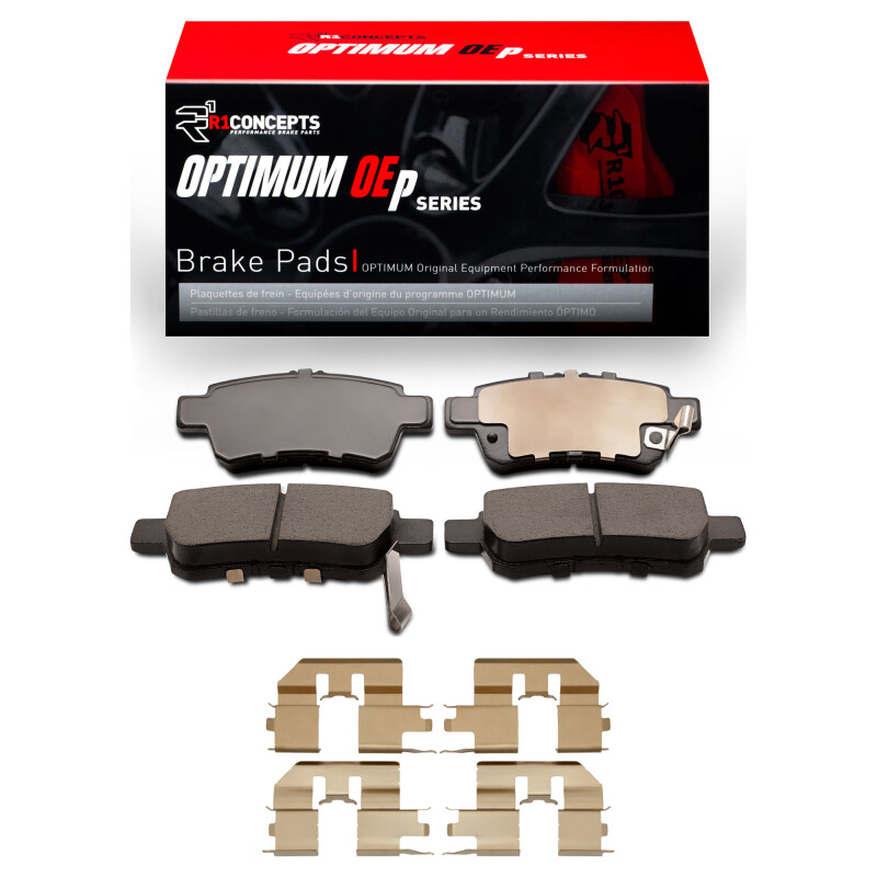 Picture of R1 2005-2010 Honda Odyssey Rear R1 Optimum OE Pads & Hardware Kit