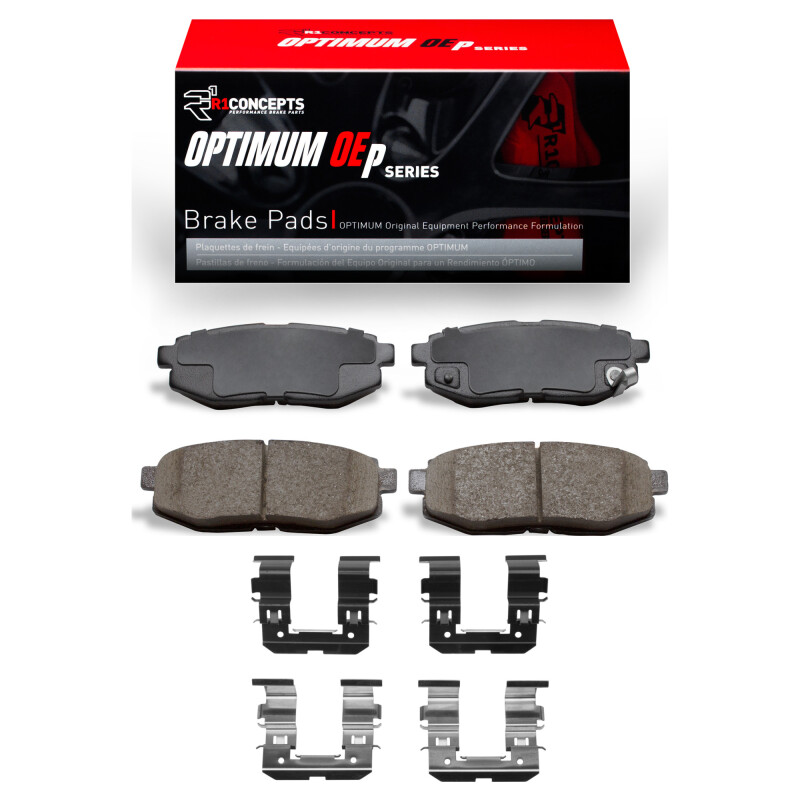 Picture of R1 2006-2025 Scion FR-S Rear R1 Optimum OE Pads & Hardware Kit