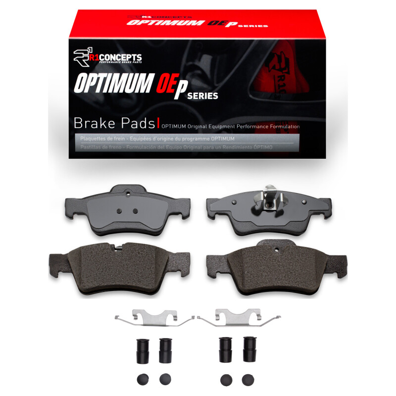 Picture of R1 2005-2018 Mercedes-Benz G63 AMG Rear R1 Optimum OE Pads & Hardware Kit