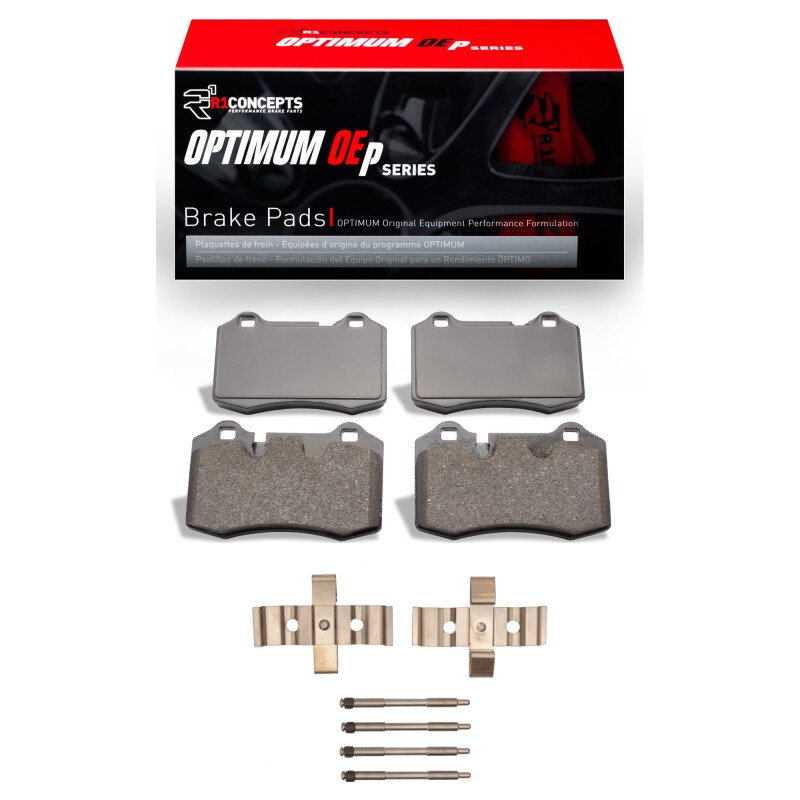 Picture of R1 2007-2019 Maserati GranTurismo Rear R1 Optimum OE Pads & Hardware Kit