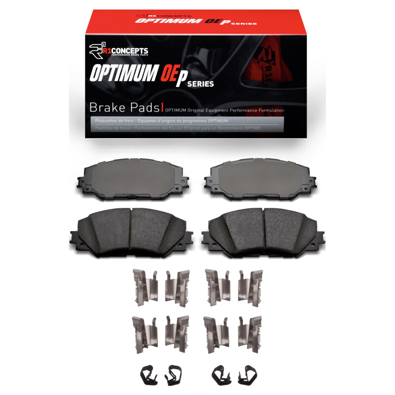 Picture of R1 2006-2019 Lexus HS250H Front R1 Optimum OE Pads & Hardware Kit