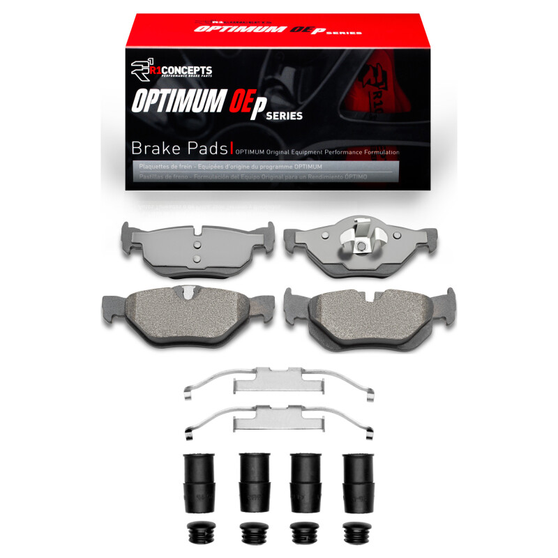 Picture of R1 2006-2015 BMW 128I Rear R1 Optimum OE Pads & Hardware Kit
