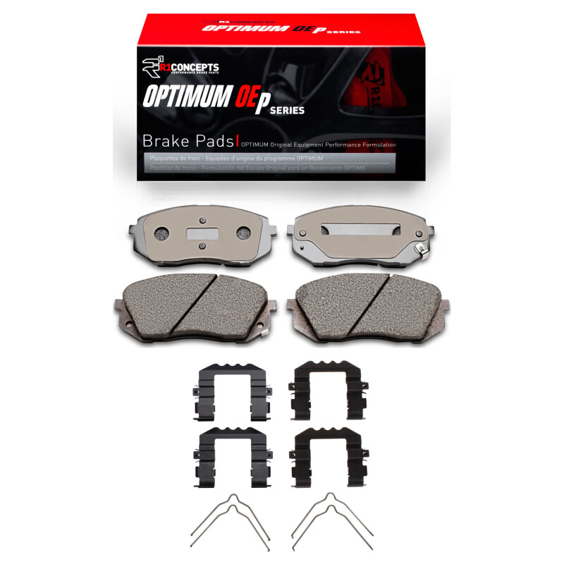 Picture of R1 2015-2015 Hyundai Sonata Front R1 Optimum OE Pads & Hardware Kit
