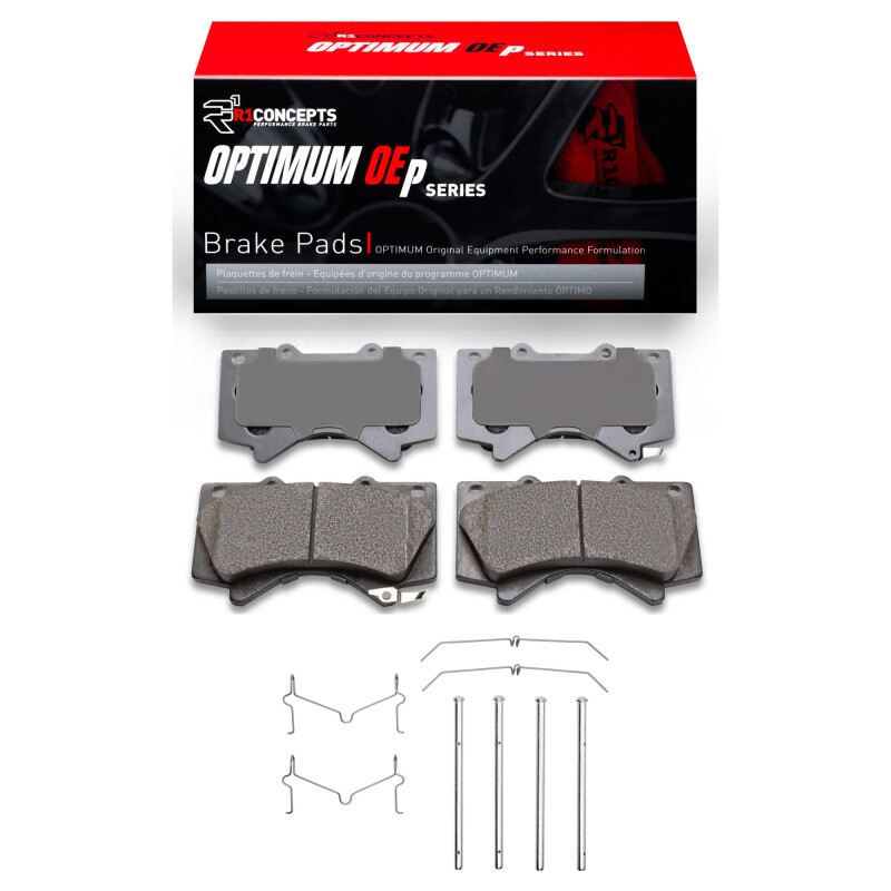 Picture of R1 2007-2022 Lexus LX570 Front R1 Optimum OE Pads & Hardware Kit