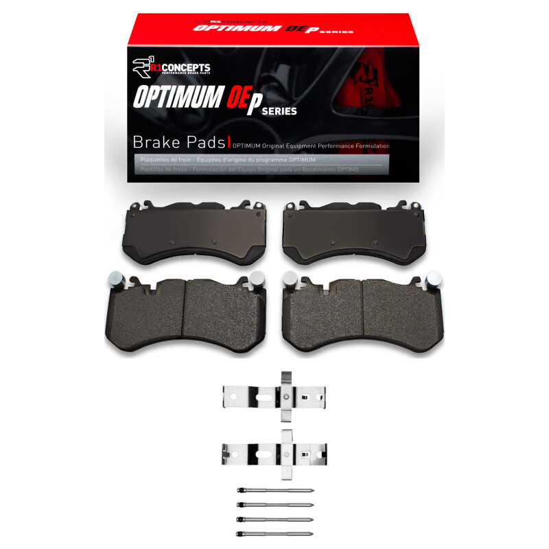 Picture of R1 2007-2025 Audi RS7 Front R1 Optimum OE Pads & Hardware Kit