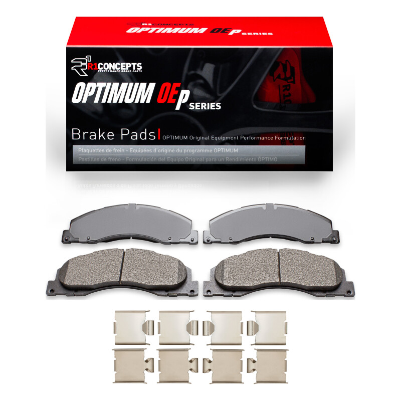 Picture of R1 2008-2025 Ford E-450 Super Duty Front R1 Optimum OE Pads & Hardware Kit