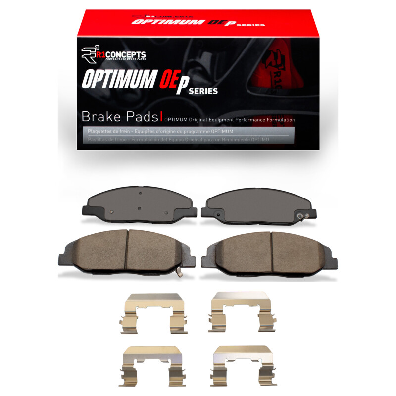 Picture of R1 2008-2014 Cadillac CTS Front R1 Optimum OE Pads & Hardware Kit
