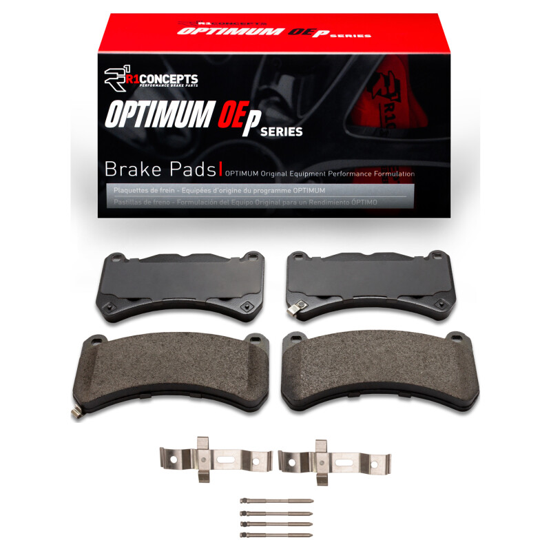 Picture of R1 18-21 Subaru WRX STI Front R1 Optimum OE Pads & Hardware Kit