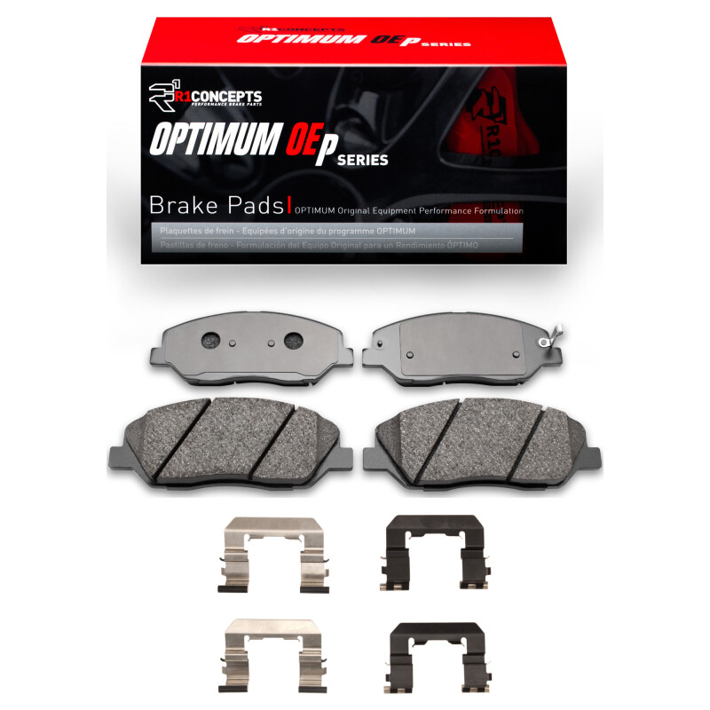 Picture of R1 2009-2011 Hyundai Genesis Sedan Front R1 Optimum OE Pads & Hardware Kit
