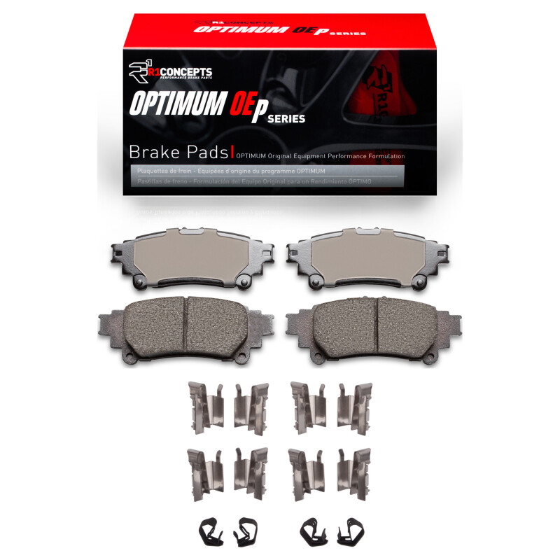 Picture of R1 2013-2020 Lexus GS200T Rear R1 Optimum OE Pads & Hardware Kit