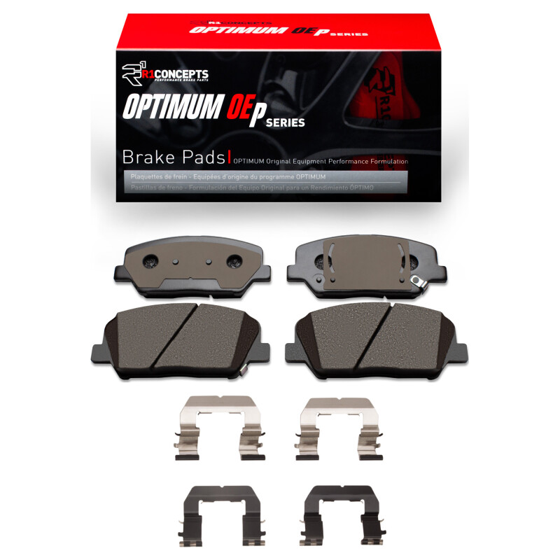 Picture of R1 2010-2016 Hyundai Genesis Coupe Front R1 Optimum OE Pads & Hardware Kit