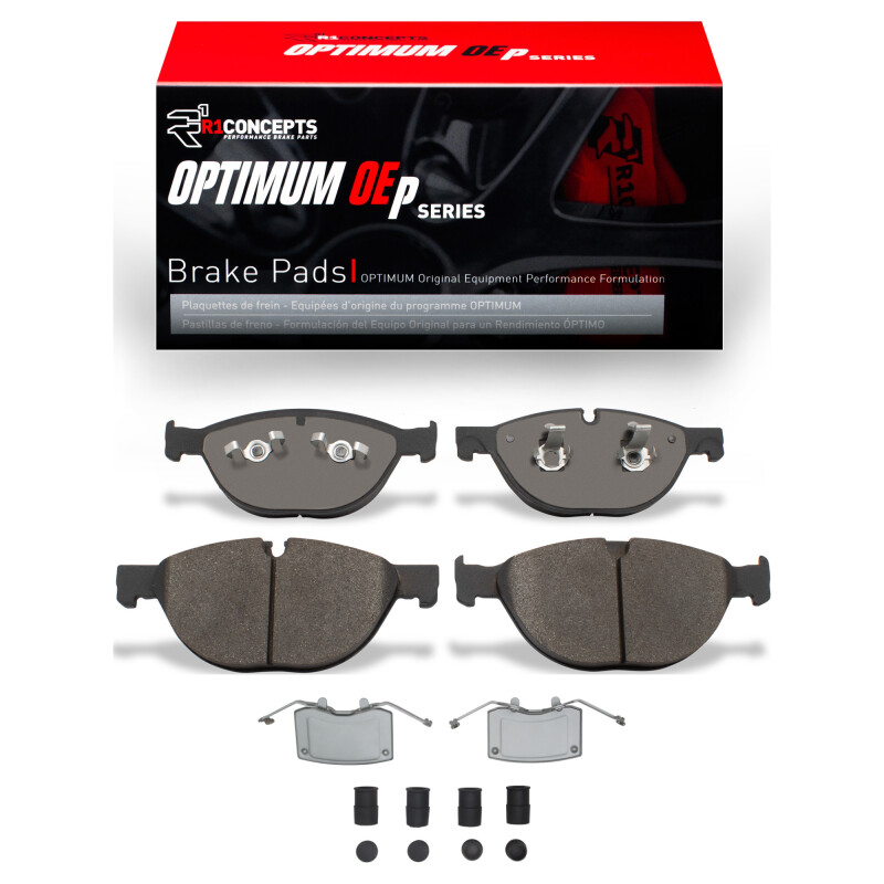 Picture of R1 2010-2024 Jaguar XFR-S Front R1 Optimum OE Pads & Hardware Kit