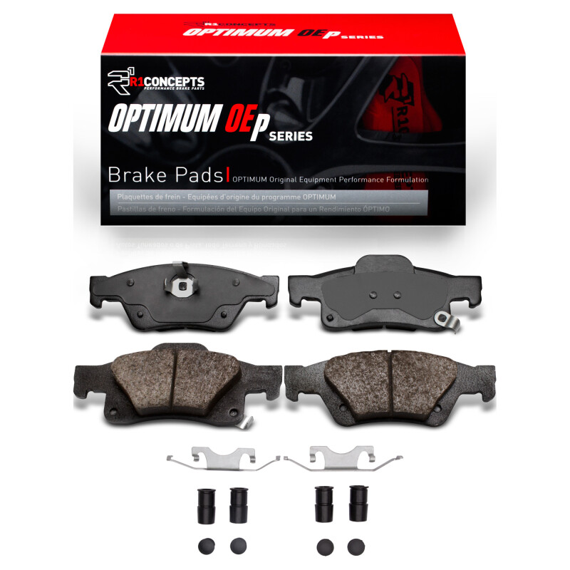 Picture of R1 2011-2025 Dodge Durango Rear R1 Optimum OE Pads & Hardware Kit