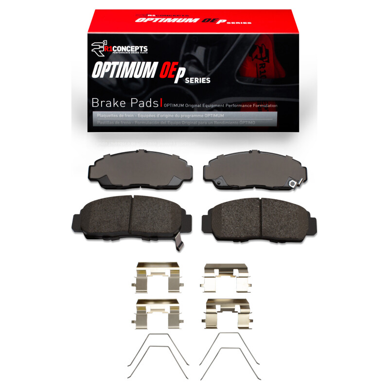 Picture of R1 1999-2014 Acura TSX Front R1 Optimum OE Pads & Hardware Kit
