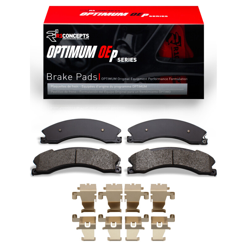 Picture of R1 2009-2024 Chevrolet Suburban 3500 HD Front/Rear R1 Optimum OE Pads & Hardware Kit