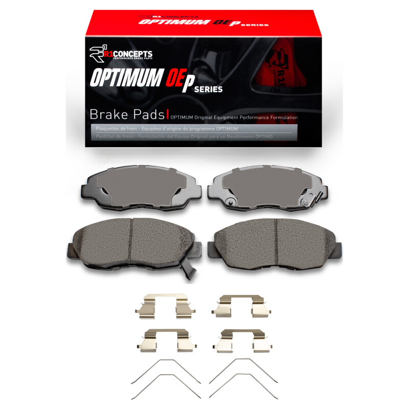 Picture of R1 1996-2015 Acura EL Front R1 Optimum OE Pads & Hardware Kit