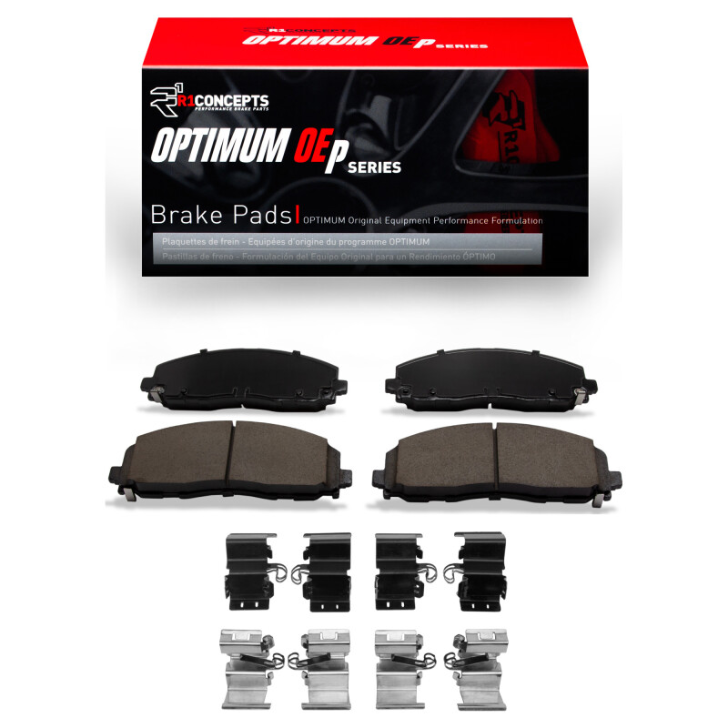 Picture of R1 2012-2025 Chrysler Grand Caravan Front R1 Optimum OE Pads & Hardware Kit