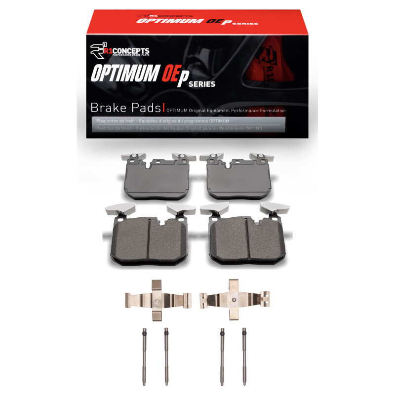 Picture of R1 2012-2020 BMW 330I Front R1 Optimum OE Pads & Hardware Kit