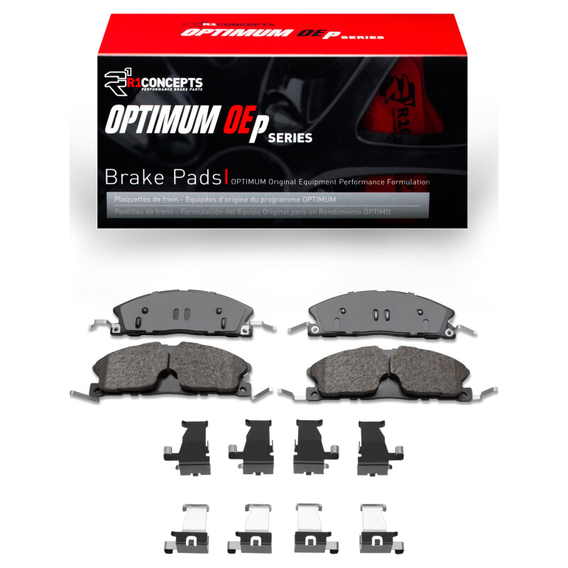 Picture of R1 2013-2019 Ford Police Interceptor Sedan Front R1 Optimum OE Pads & Hardware Kit