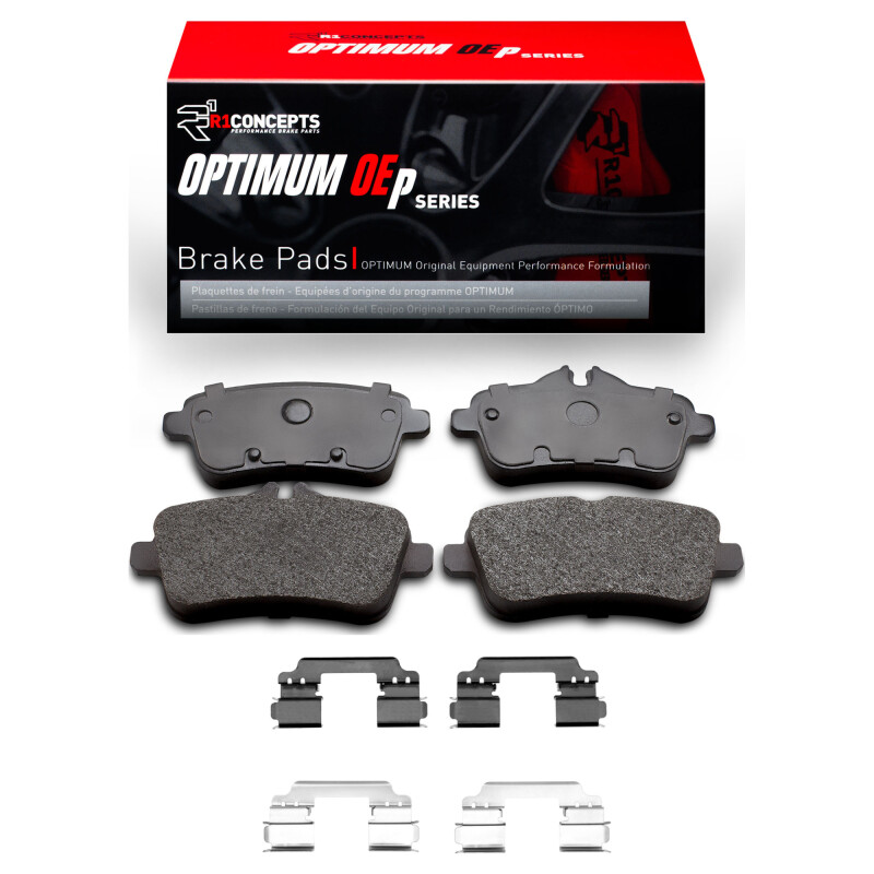 Picture of R1 2012-2019 Mercedes-Benz GLE63 AMG Rear R1 Optimum OE Pads & Hardware Kit