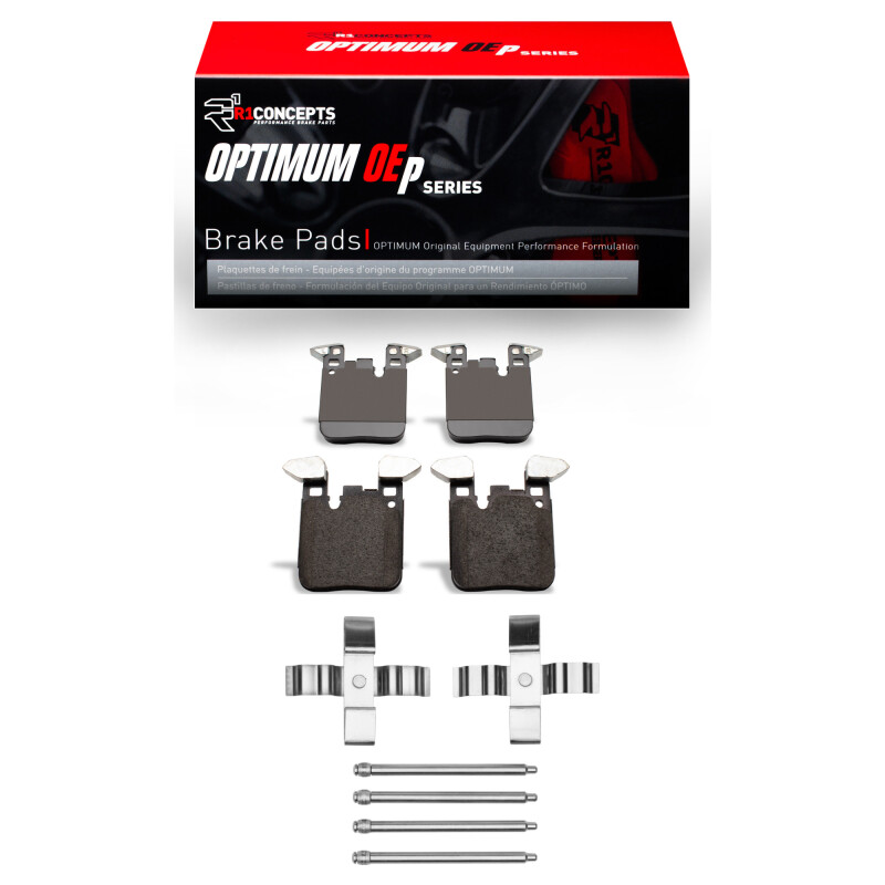Picture of R1 2012-2021 BMW 440I Gran Coupe Rear R1 Optimum OE Pads & Hardware Kit