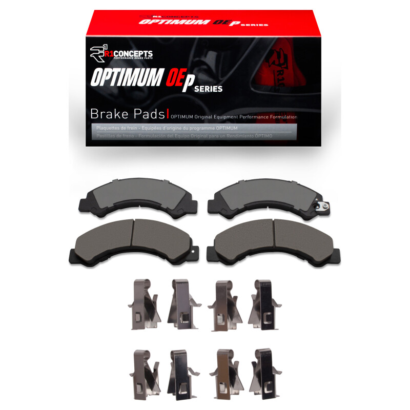 Picture of R1 2012-2020 Hino 155 Fr and Rr R1 Optimum OE Pads & Hardware Kit