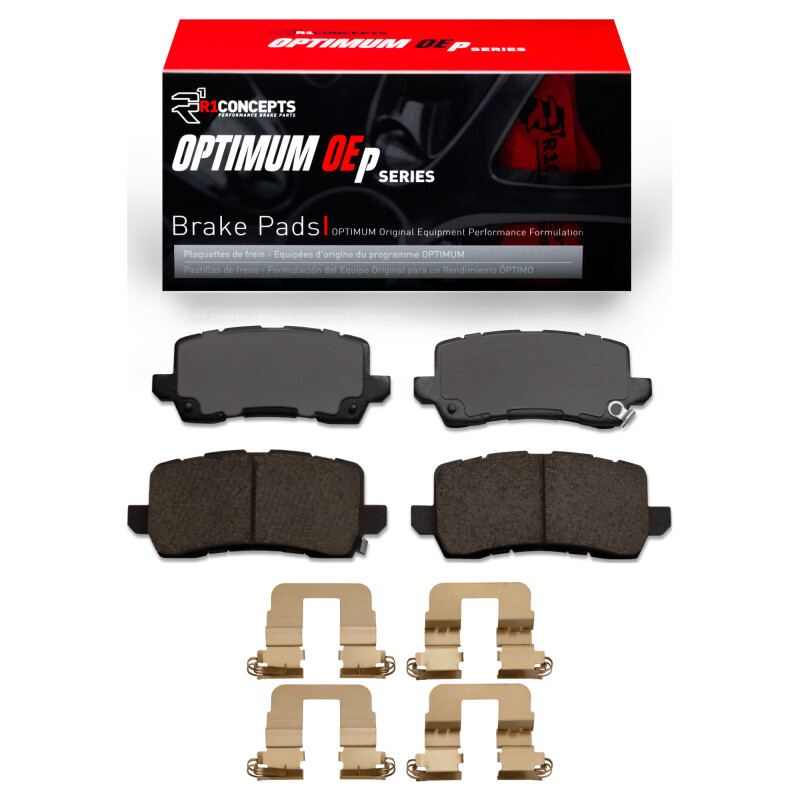 Picture of R1 2017-2025 Acura MDX Rear R1 Optimum OE Pads & Hardware Kit