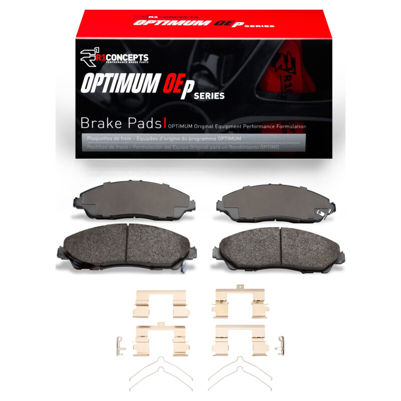Picture of R1 2007-2025 Acura MDX Front R1 Optimum OE Pads & Hardware Kit