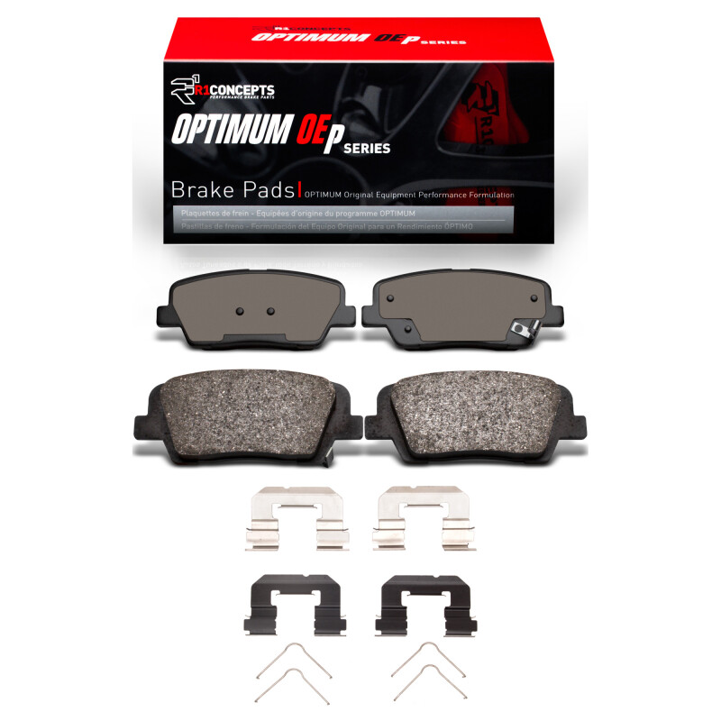 Picture of R1 2018-2023 Genesis G70 Rear R1 Optimum OE Pads & Hardware Kit