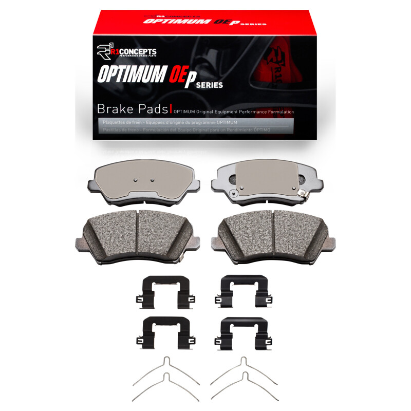 Picture of R1 2016-2021 Hyundai Veloster Front R1 Optimum OE Pads & Hardware Kit
