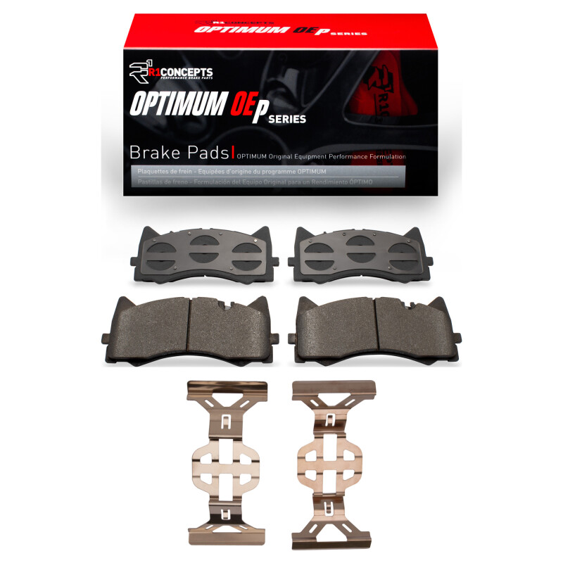 Picture of R1 2015-2021 Mercedes-Benz AMG GT Front R1 Optimum OE Pads & Hardware Kit