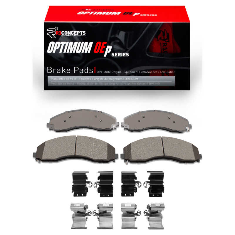 Picture of R1 2017-2024 Ford F-450 Super Duty Front/Rear R1 Optimum OE Pads & Hardware Kit