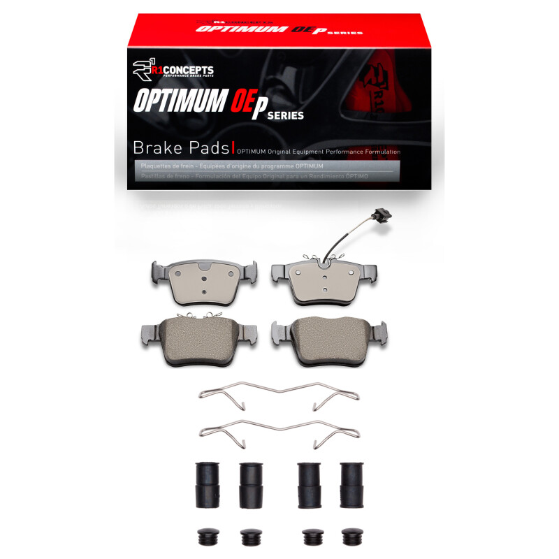 Picture of R1 2017-2024 Maserati Grecale Rear R1 Optimum OE Pads & Hardware Kit