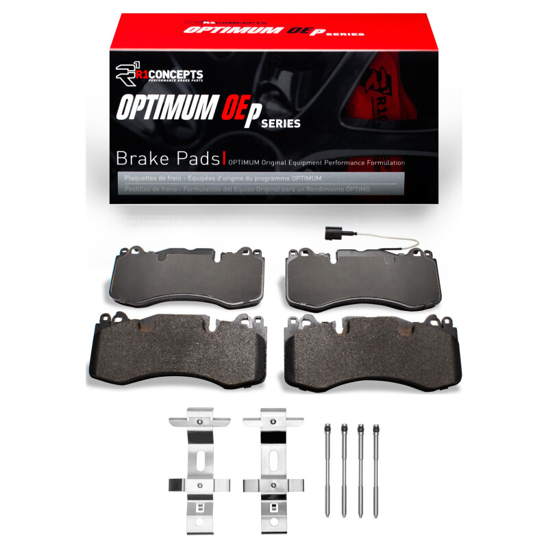Picture of R1 2014-2024 Maserati LeVante Front R1 Optimum OE Pads & Hardware Kit