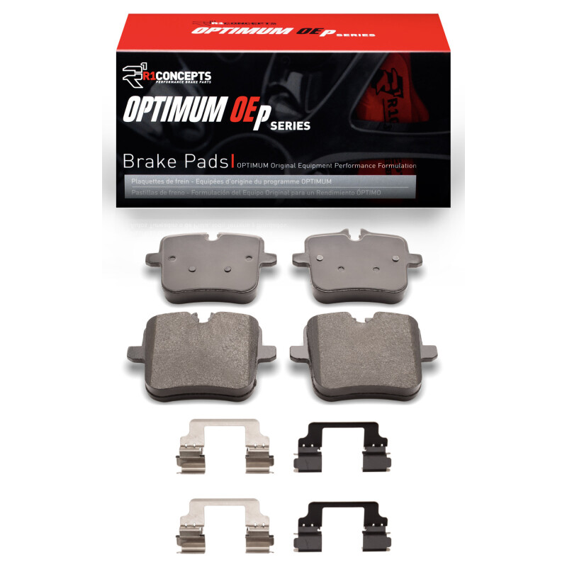 Picture of R1 2017-2025 BMW X7 Rear R1 Optimum OE Pads & Hardware Kit