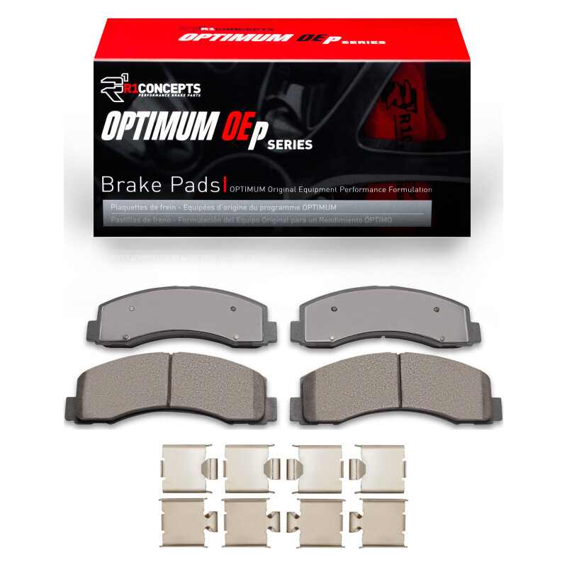 Picture of R1 2010-2021 Ford F-150 4WD Front R1 Optimum OE Pads & Hardware Kit