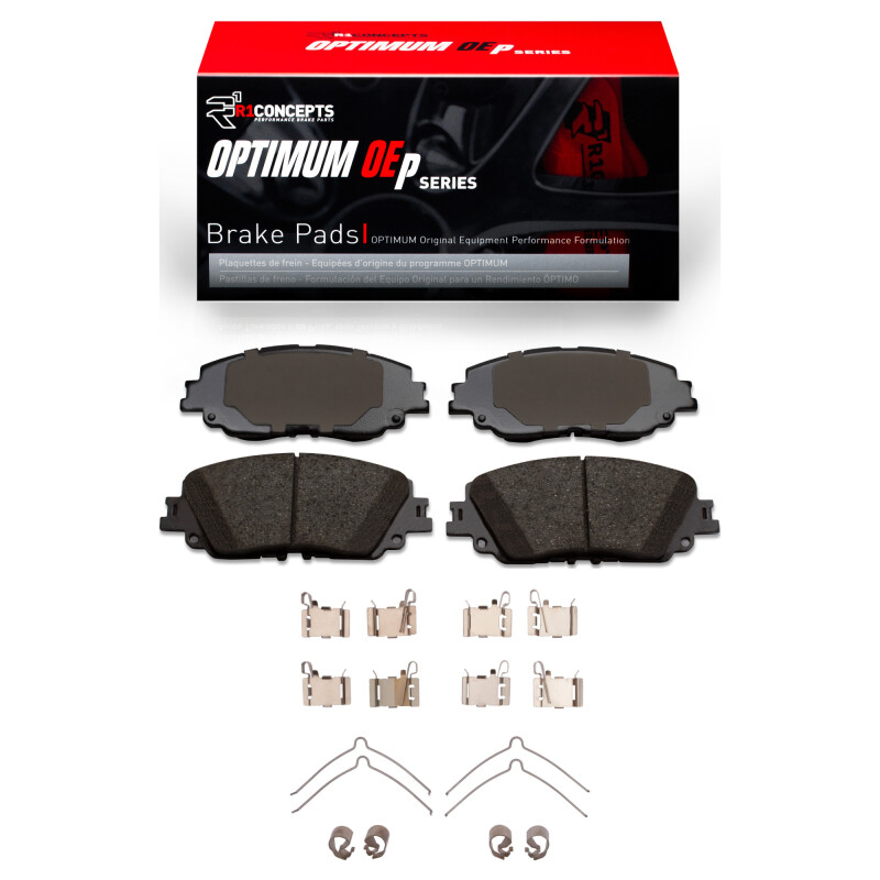 Picture of R1 2018-2025 Lexus ES250 Front R1 Optimum OE Pads & Hardware Kit